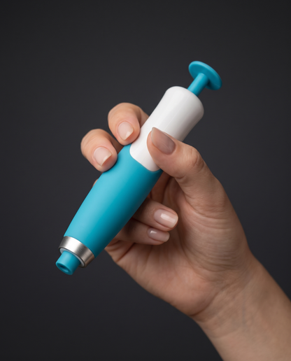 TagClear pen held in hand